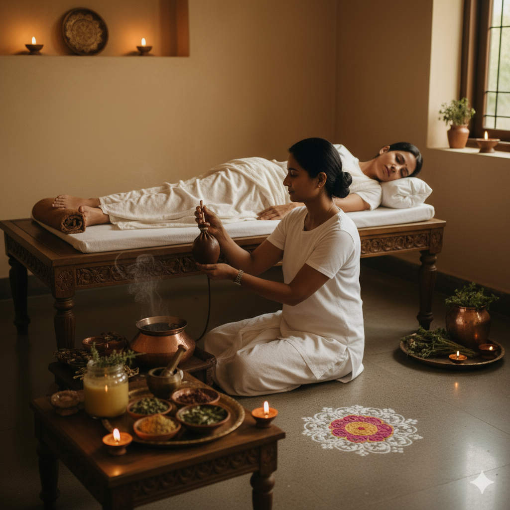 Ayurvedic Panchkarma therapy at Atreya Ayurvedam Bareilly